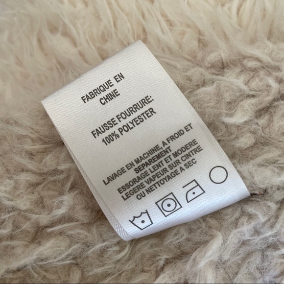 Velvet vegan leather sherpa lined vest - Picture 9 of 9